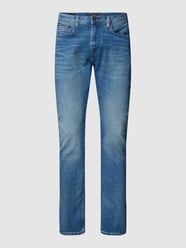 Tapered Fit Jeans mit Label-Patch Modell 'HOUSTON' von Tommy Hilfiger Blau - 17