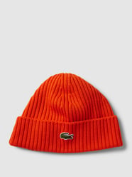 Beanie mit Logo-Stitching von Lacoste Orange - 10