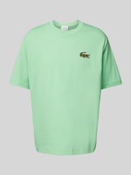 Oversized T-Shirt mit Logo-Patch von Lacoste - 28