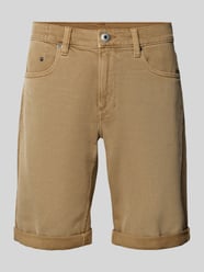 Szorty jeansowe o kroju slim fit ze szlufkami na pasek model ‘Mosa’ od G-Star Raw - 38