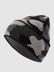 Beanie aus Viskosemischung von CK Calvin Klein Schwarz - 1