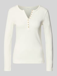 Slim Fit Longsleeve aus Baumwoll-Mix mit Henley-Ausschnitt von Christian Berg Woman - 12