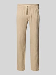 Regular Fit Stoffhose mit Tunnelzug Modell 'MORGAN' von Blend Beige - 2