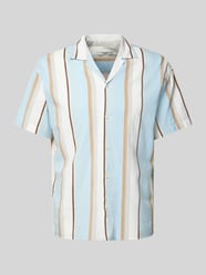 Regular Fit Freizeithemd mit 1/2-Arm Modell 'BLAPALMA' von Jack & Jones Premium Blau - 5