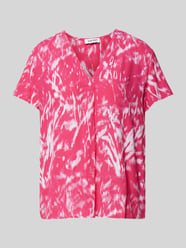 Bluse mit Allover-Muster von Esprit Pink - 37