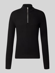 Strickpullover mit Troyer-Kragen Modell 'PANNEL' von JACK & JONES - 5