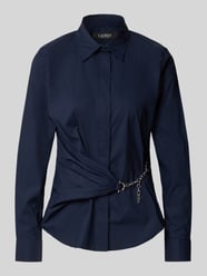 Regular Fit Hemdbluse mit Ketten-Detail Modell 'Coniah' von Lauren Ralph Lauren - 4