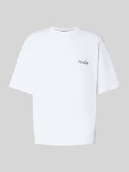 T-shirt z wyhaftowanym logo od REVIEW X MATW - 22