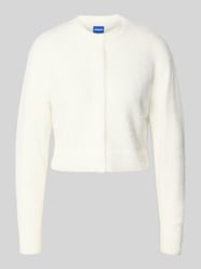 Regular fit gebreid jack met labelstitching, model 'SFURRY' van Hugo Blue - 15