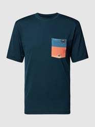 Loose fit T-shirt met borstzak, model 'TEAM POCKET' van Billabong Blauw / turquoise - 1