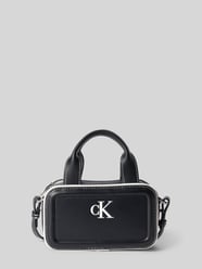 Torebka do ręki z nadruk z logo model 'BAULETTO' od CK Calvin Klein - 19