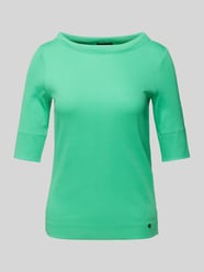 T-shirt met boothals van Marc Cain Groen - 19