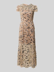 Maxikleid mit Allover-Ziersteinbesatz von Self-Portrait - 1