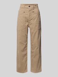 Stoffen broek met 5-pocketmodel van MAC Beige - 33