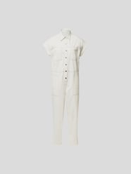 Jumpsuit mit verkürztem Arm von Pistola Weiß - 32