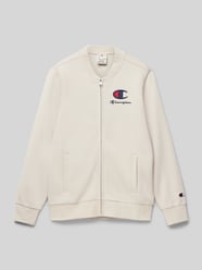 Sweatjacke mit Label-Stitching von CHAMPION Grau - 35