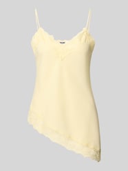 Top aus Satin mit Spitzenbesatz von REVIEW - 16