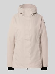 Jacke mit Label-Patch und Zweiwege-Reißverschluss von G.I.G.A. DX Beige - 9