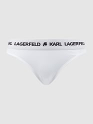 Tangaslip aus Lyocell  von Karl Lagerfeld Weiß - 41