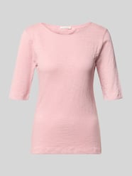 T-Shirt mit U-Boot-Ausschnitt von Christian Berg Woman Pink - 28