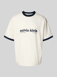 T-Shirt mit Label-Print von Calvin Klein Jeans - 44