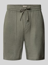 Szorty o kroju regular fit z mieszanki lnu i wiskozy model 'LAURENCE' od ONLY & SONS - 25