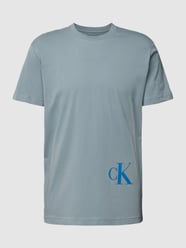 T-Shirt mit Label-Print von Calvin Klein Jeans Grau - 28