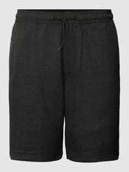 Chino-Shorts mit Glencheck-Muster von REVIEW Grau / Schwarz - 18