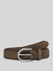 Gürtel aus Rindsvelours mit Metallschließe von Marc O'Polo Beige - 22