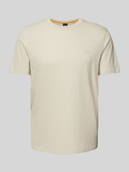 T-Shirt mit Label-Print Modell 'Tegood' von BOSS Orange Beige - 44