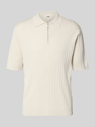 Regular Fit Poloshirt mit kurzem Reißverschluss von DRYKORN - 36