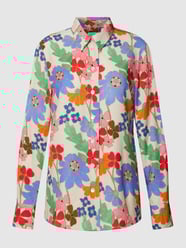 Bluse mit Hemdblusenkragen von Seidensticker Weiß - 43