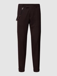 Regular Fit Anzughose mit Zierkette Modell 'Cameron' von CG - Club of Gents Bordeaux - 33