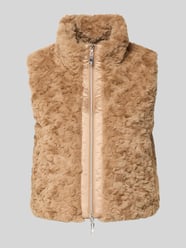 Gilet van imitatiebont met tweewegsritssluiting van monari - 6