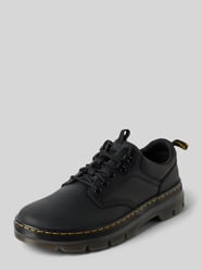 Lederhalbschuhe mit Zugschlaufe Modell 'Reeder' von Dr. Martens Schwarz - 44