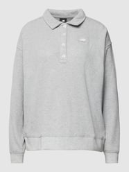 Shirt met lange mouwen en structuurmotief van New Balance Grijs - 15
