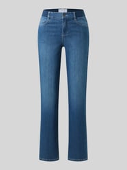 High Waist Straight Fit Jeans mit Logo-Bund von ANGELS - 6