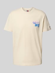 Regular Fit T-Shirt aus reiner Baumwolle von Tommy Jeans Beige - 13