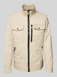 Regular Fit Feldjacke aus reiner Baumwolle mit aufgesetzten Brusttaschen von Tom Tailor Beige - 6