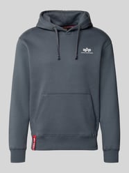 Bluza z kapturem z detale z logo marki od Alpha Industries - 20