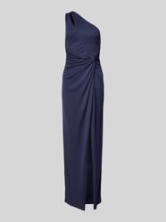 One-Shoulder-Abendkleid mit Knoten-Detail von Lipsy Blau - 23