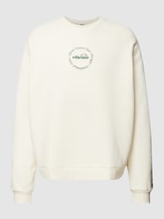 Sweatshirt met labelprint, model 'Voliero' van Ellesse Wit - 16
