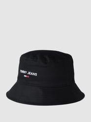 Vissershoedje met labelstitching van Tommy Jeans Grijs / zwart - 4