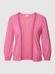 Strickjacke mit offener Vorderseite von s.Oliver RED LABEL Pink - 42
