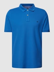 Poloshirt mit Logo-Stitching von Fynch-Hatton Blau - 39