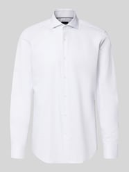 koszula o kroju slim fit biznesowa z czystej bawełny model 'HANK' od BOSS - 37