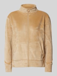 Sweatjacke mit Stehkragen von Christian Berg Woman Braun - 30