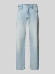 Jeansy o kroju relaxed fit straight z efektem znoszenia Model '555' od Levi's® - 34