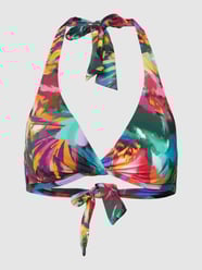 Bikinitop met vetersluiting, model 'JUNGLE PARADISE' van Lauren Ralph Lauren Roze - 37