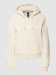 Sweatjacke mit Kapuze und Logo-Stitching von ADIDAS SPORTSWEAR Beige - 18